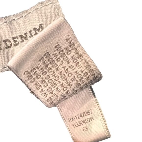 Chico Platinum Jeans Women Size 2 Blue Denim Dark Wash‎ Straight W35 L26.5 BLING - Picture 13 of 16